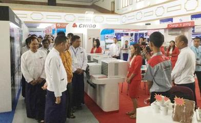 志高参展第一届缅甸曼德勒制冷设备博览会